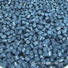 Non-black spot primary recycled ABS plastic particles